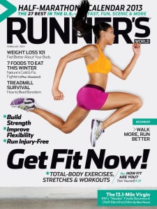 runner's world cover feb 2013