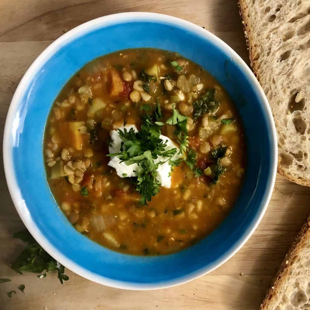 Lentil Alphabet Soup